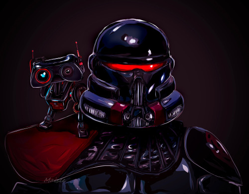 maiseey: Purge Trooper Cody and his loyal BD unit “Eve” from @phantom-of-the-keurig&lsqu