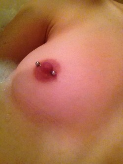 piercednipples:  xmistyxrosex submitted:Decided I wanted to share my piercing, without censoring. 