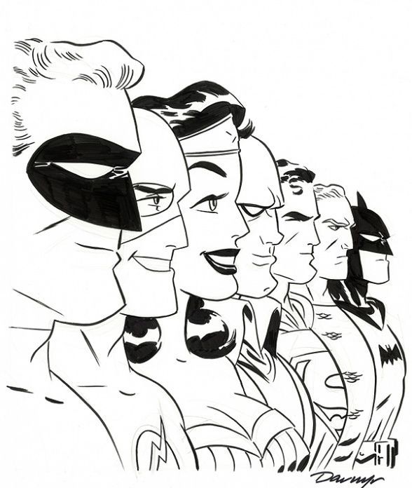 failed-mad-scientist:  Justice League - Darwyn Cooke