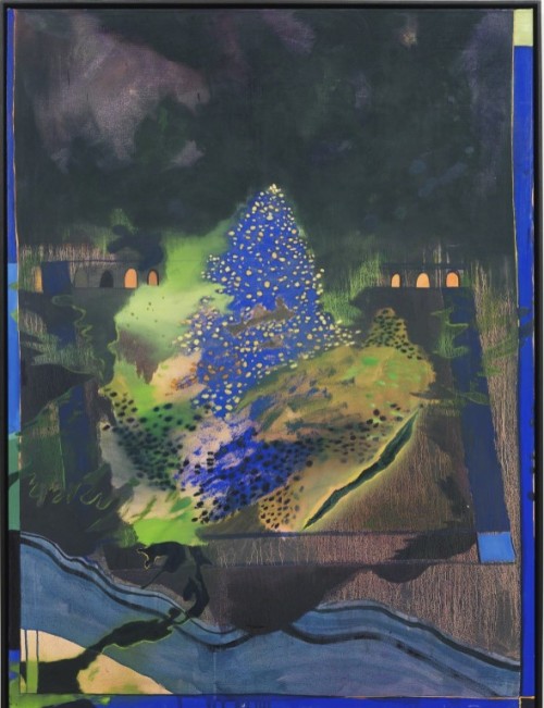 Adam LeeVotive (Blue Altar), 2016Oil and synthetic polymer on canvas