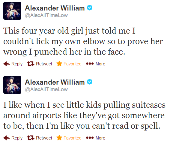 christinagaskarth:  Something tells me Alex doesn’t get along with kids… 