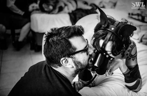 this weekend i was a very happy pup with DomWithLens (✿◠‿◠)  | shot by EbiBex[hood by DVNTLeathers]