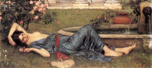 artist-waterhouse: Sweet Summer, 1912, John William WaterhouseMedium: oil,canvas