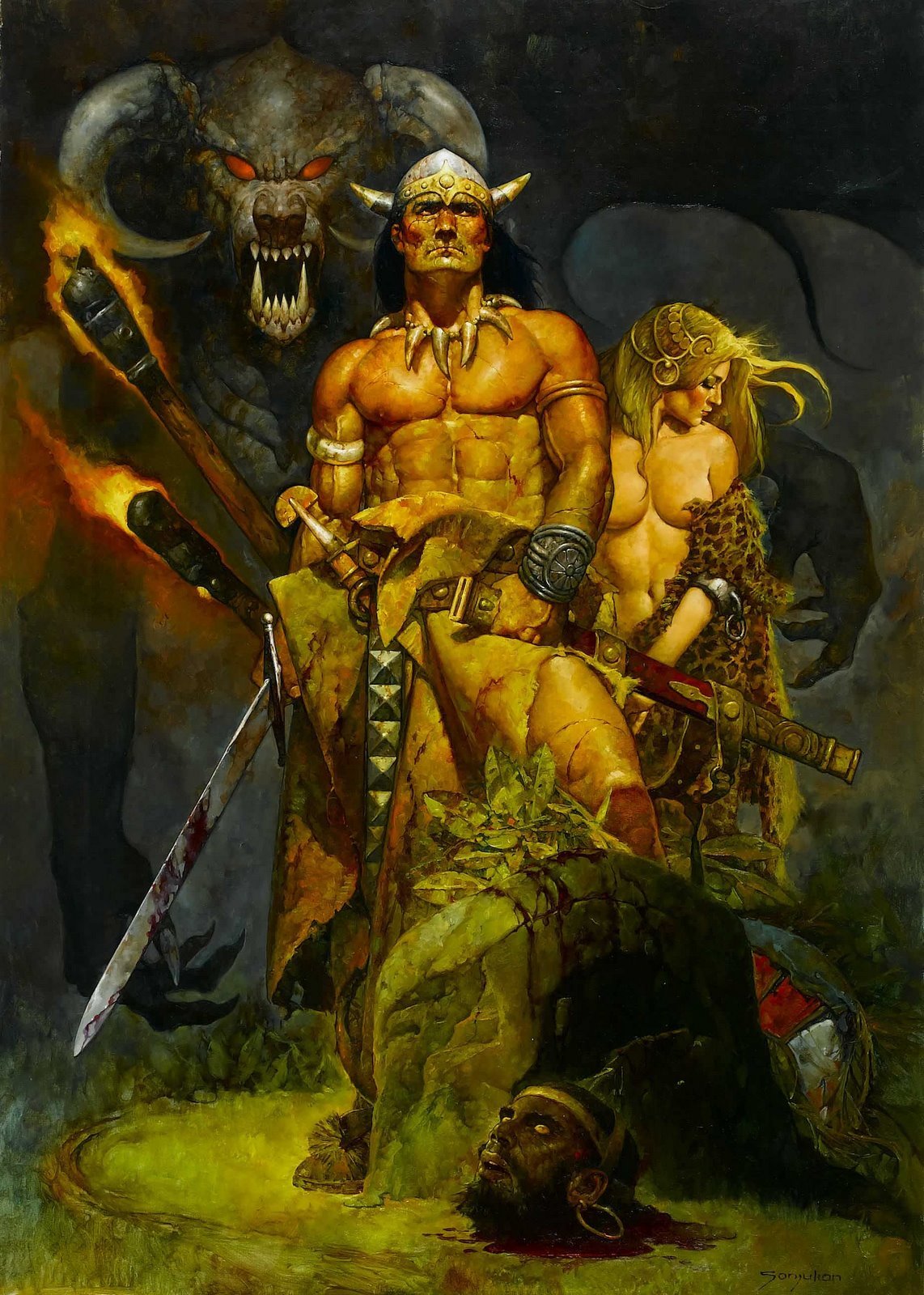 meanwhilebackinthedungeon:  — Sanjulian Conan in the Valley of Lost Women 