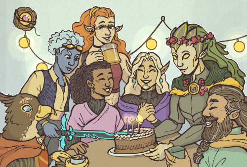  Happy three years of Aerois!! It seems like Valla has missed some birthday celebrations, but her fr