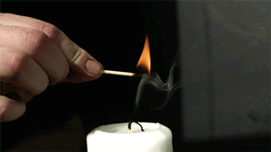 blazepress:  Relighting a candle with its own smoke.