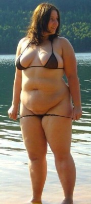 My Goodness What A Glorious, Thick, Sexy, Full Figured Bikini woman !!!