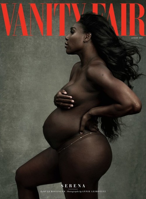 thepowerofblackwomen:Serena Williams photographed by Annie Leibovitz for Vanity Fair Magazine, Augus