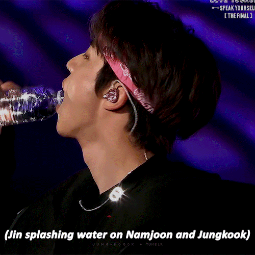 Namjoon And Jungkooks Reaction When Jin Splashed Water On Them 