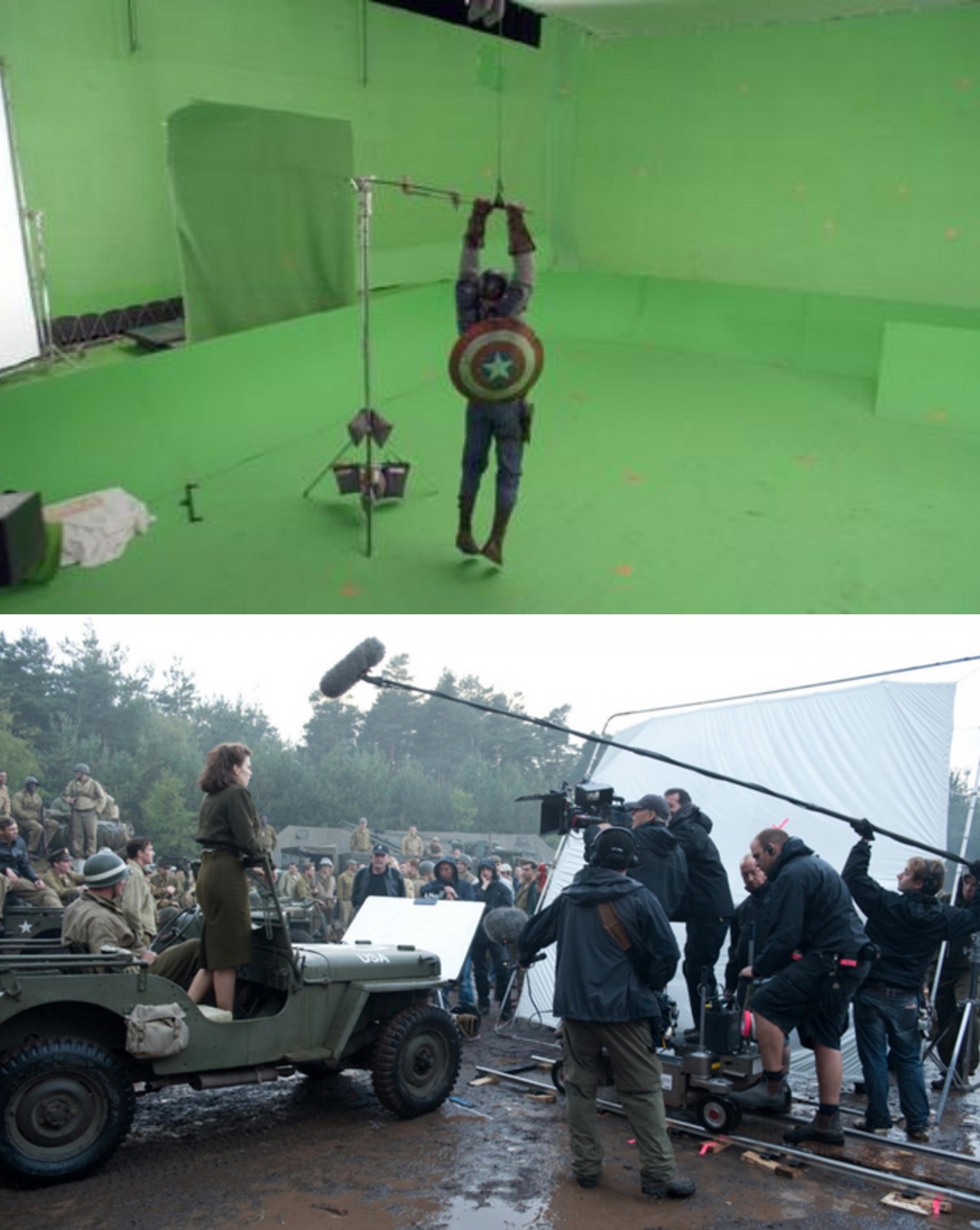 pottergirl05:  20 pictures from the behind the scenes of the Marvel Cinematic Universe.