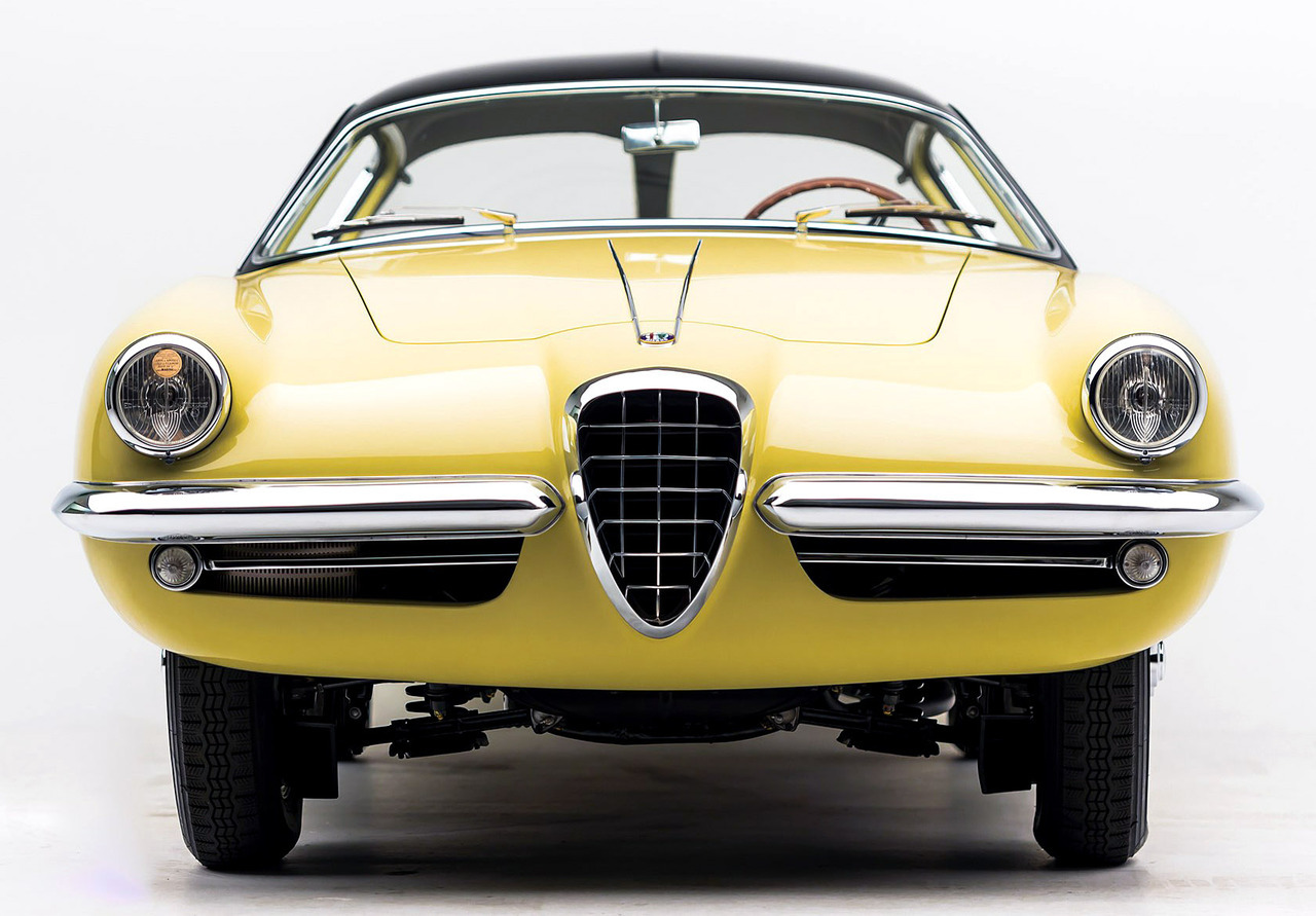 carsthatnevermadeitetc:  Alfa Romeo 1900C SS Speciale, 1955 by Boano. A one-off created