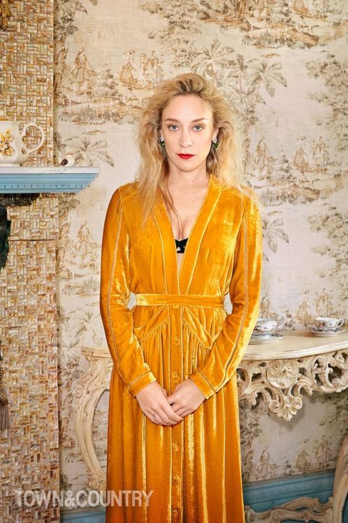 Chloë Sevigny by Tina Barney for Town & Country August 2018.