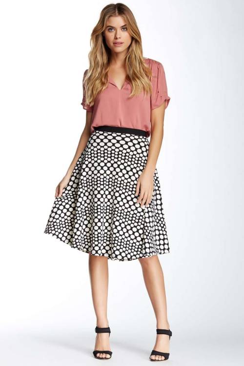 Polka Dot Midi SkirtSee what&rsquo;s on sale from Nordstrom Rack on Wantering.