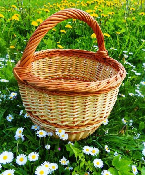 Round Wicker Basket //GeorgesBasket