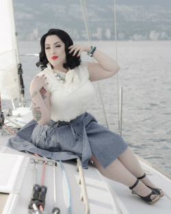 kerosenedeluxe:  More from my sailboat shoot! (and more coming!) Photographer: Dominique LaBrosse Jewelry by Mirror Mirror Bijoux Wardrobe provided by Scout Boutique (Vancouver, BC) 