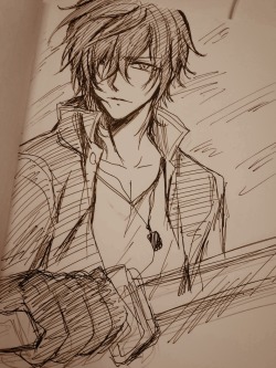 beruu-chan:  Ookurikara quick pen doodles. He’s my fav sword. (╯з╰)~  