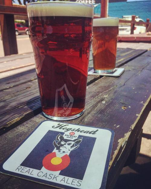 Patio weather is finally here. Enjoying a delicious cask ale on this glorious day! #caskale #fancyap