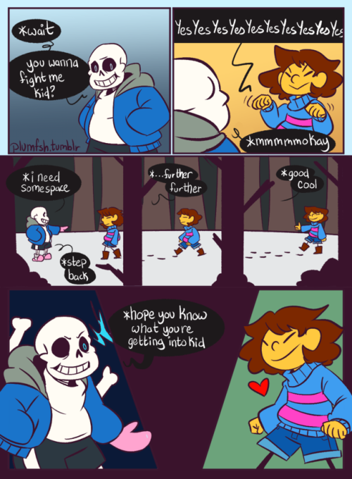 Comic N-054 “Frisk is Slipping up lately”¯\_(ツ)_/¯ [Ommission Info] 