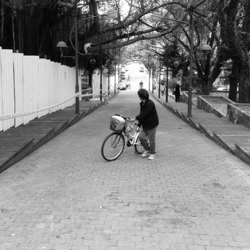 #take #bicycle The #local #man