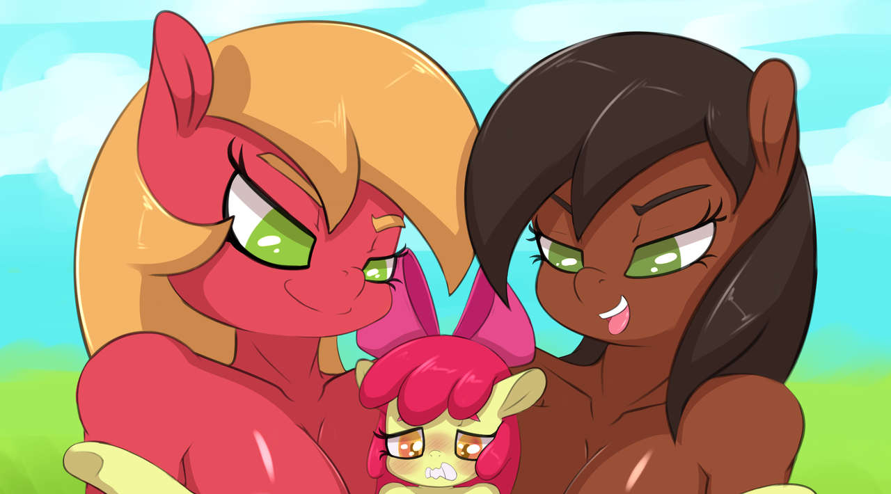 R63 Futa Big Mac and Troubleshoes x Applebloomcheck out the full set here https://inkbunny.net/s/1755687 