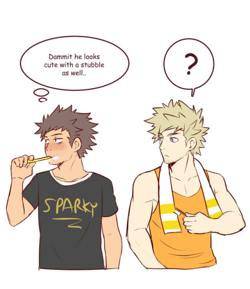 rainyazurehoodie:random poorly thought out gospark comic cause i’m just f stressing start of going b