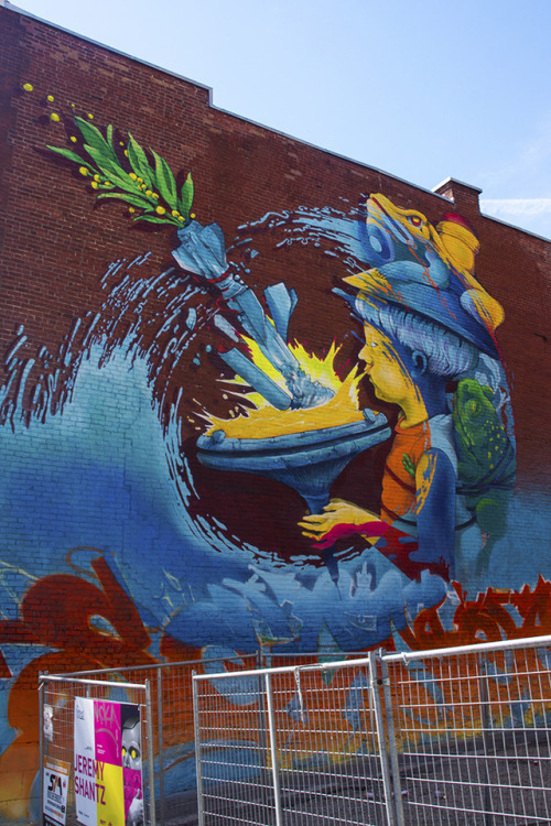 Voici quelques unes des nouvelles murales réalisées lors du festival Mural de Montr&ea