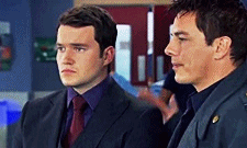 bigbadveteranwerewolfhunter:  Torchwood Meme 7 Quotes: [6/7] It’s not..men, it’s…it’s just him. It’s only him. And I don’t even know what it is really  Never not reblog janto