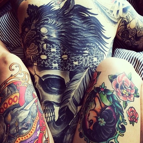 itattoobabes:  girl tattoo