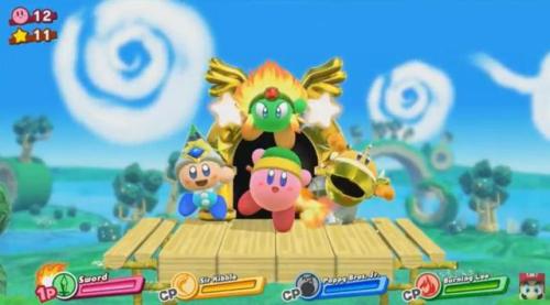 tinycartridge: New Kirby game on Switch next year ⊟ With the power combinations, like Kirby 64! “Recruit enemies as helpers, use Kirby copy abilities such as Sword, Fire and Water, and join forces with up to three friends for a different kind of team-up