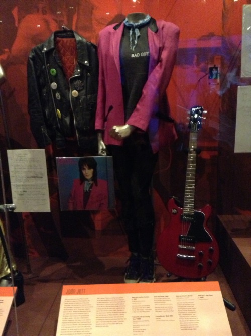 psychokandi:Joan Jett’s jacket. Notice the pins.&ldquo;keep abortion legal&rdquo;&ldquo;If she says 