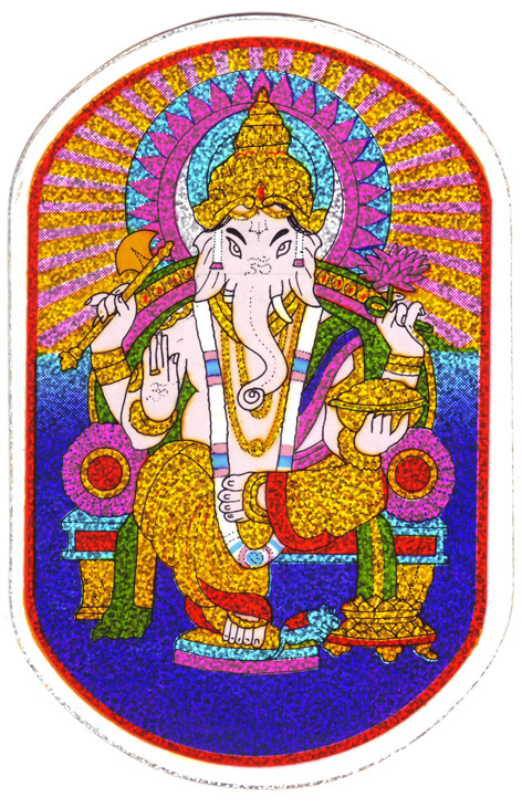 superfreakbaba: Glowing Ganesha