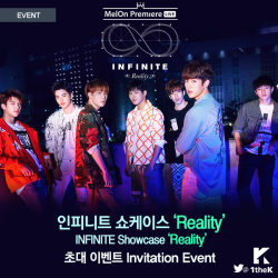 ifnt0428:  fyeah-infinite: 150707 - Twitter @1theK: [MelOn Premiere:#INFINITE EVENT] FW @1theK,Mention celebration messages w/#INFINITE_1theK!Send ur name/number via DM!  shared by: fyeah-infinite ; take out with full credits.