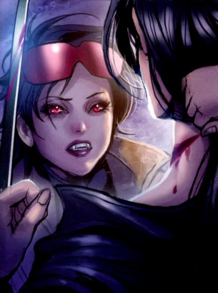 geekearth:  Jubilee and X-23… a vampire romance I can really get behind. 