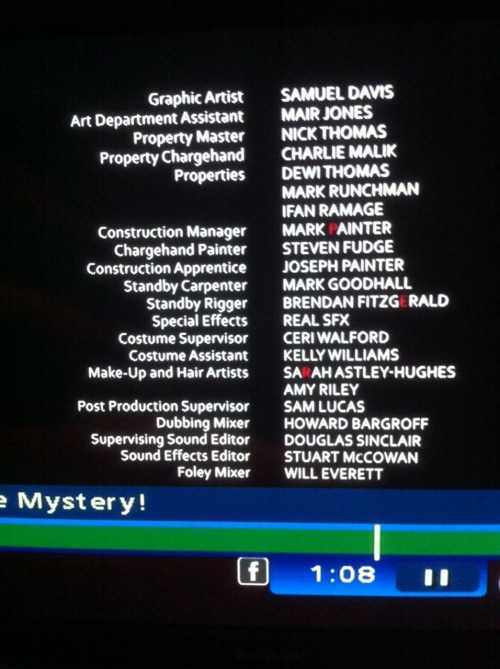 didntgetmynameright: SO I WAS WATCHING SHERLOCK TODAY AND WHEN THE CREDITS CAME UP I NOTICED SOMETHI