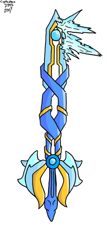 Another Keyblade design. This one’s based on Soul Calibur from… Soul Calibur. 