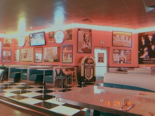 American diner aesthetic Do not repost without my written permission