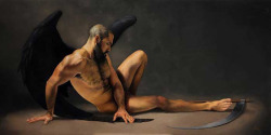 Hal-Blog:josué Hernández.“The Mirror Of The Vanities”Oil On Board.