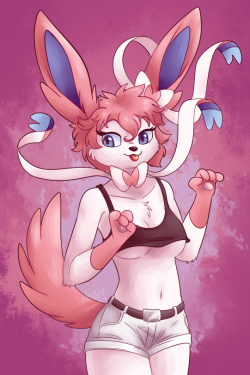 slovenskiy:Sylveon girl~  NSFW (18+) version