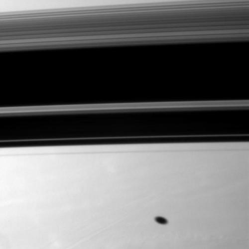 Mimas (moon of Saturn) taken by the Cassini spacecraft.Credit: NASA/JPL