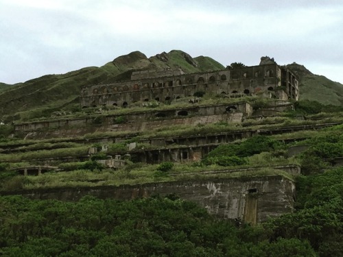 Old abandoned copper mining complex near the Gold Museum in New Taipei.Ruifang District, New Taipei,