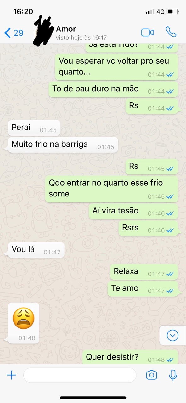 Conversa Entre Eu E Minha Rainha No último Congresso Da Empresa Que Ela Foi… Terminou A Noite No Quarto