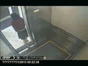 tenaflyviper:  The above CCTV footage is of a 21-year-old Canadian woman named Elisa Lam.  This