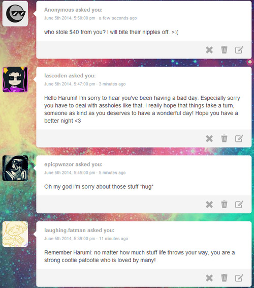     you&rsquo;re all so very sweet, i truly appreciate you all being worried