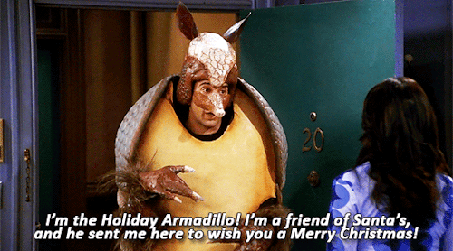 tvcentric:THE ONE WITH THE HOLIDAY ARMADILLO, 7x10I can hear this entire episode in my head