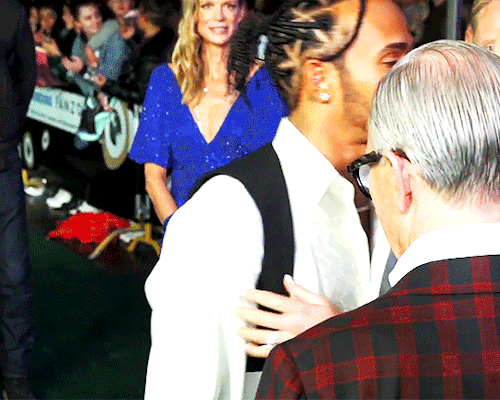 Lewis Hamilton On The Red Carpet At The 2019 Zurich Film Festival.