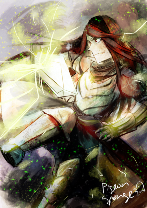At The Stream @burn-all-q-tips Gave A Suggestion To Redesign The Female Knight Asterisk. I Think The