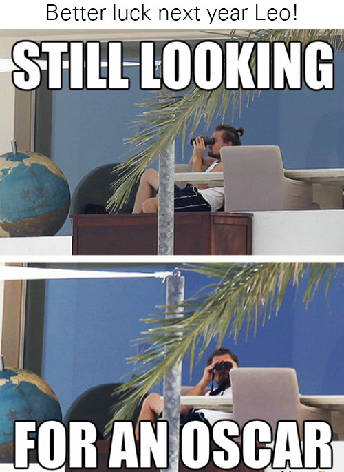megustamemes:  #PoorLeo #Leo2015 