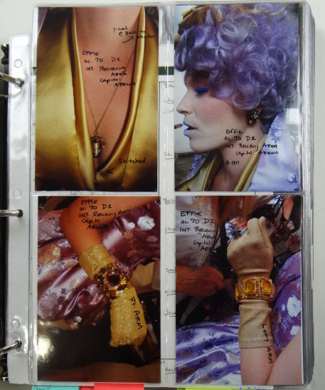 script-supervisor:  Dawn Gilliam continuity photographs - The Hunger games, dir. Gary Ross, 2012. 