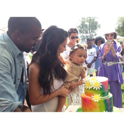 Kimkardashianfashionstyle:  Kimkardashian - Our Baby Girl’s 1St Birthday Party!