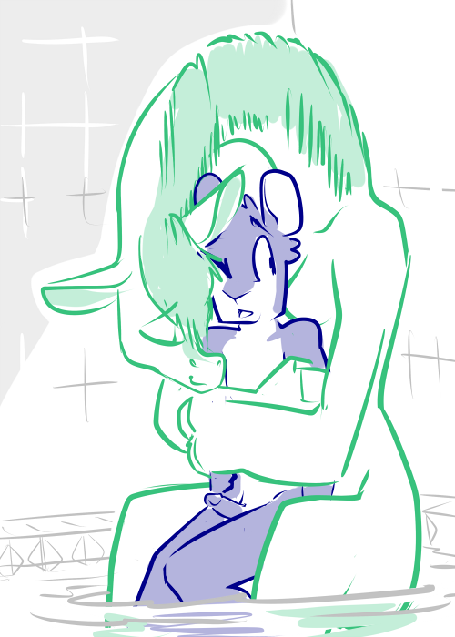nontoxo: Today on Moot Point: Kelpie cuddle times Support me on Patreon!  Meeps o3o